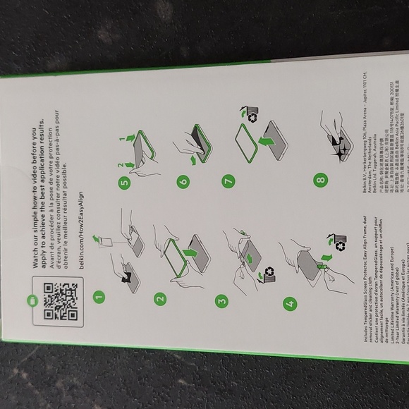 New Belkin Screen force Tempered Glass Screen Protector for iPhone 14 Pro 2-Pack - Picture 10 of 12